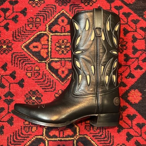 Ranch Road Sagebrush Black Boots - 6.5 - Picture 6 of 16